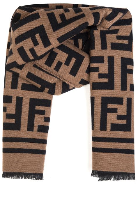 fendi intarsia scarf|fendi scarf women's.